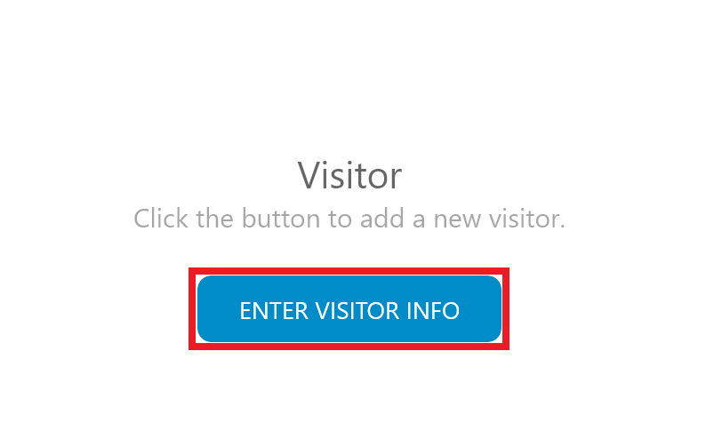 Enter visitor info