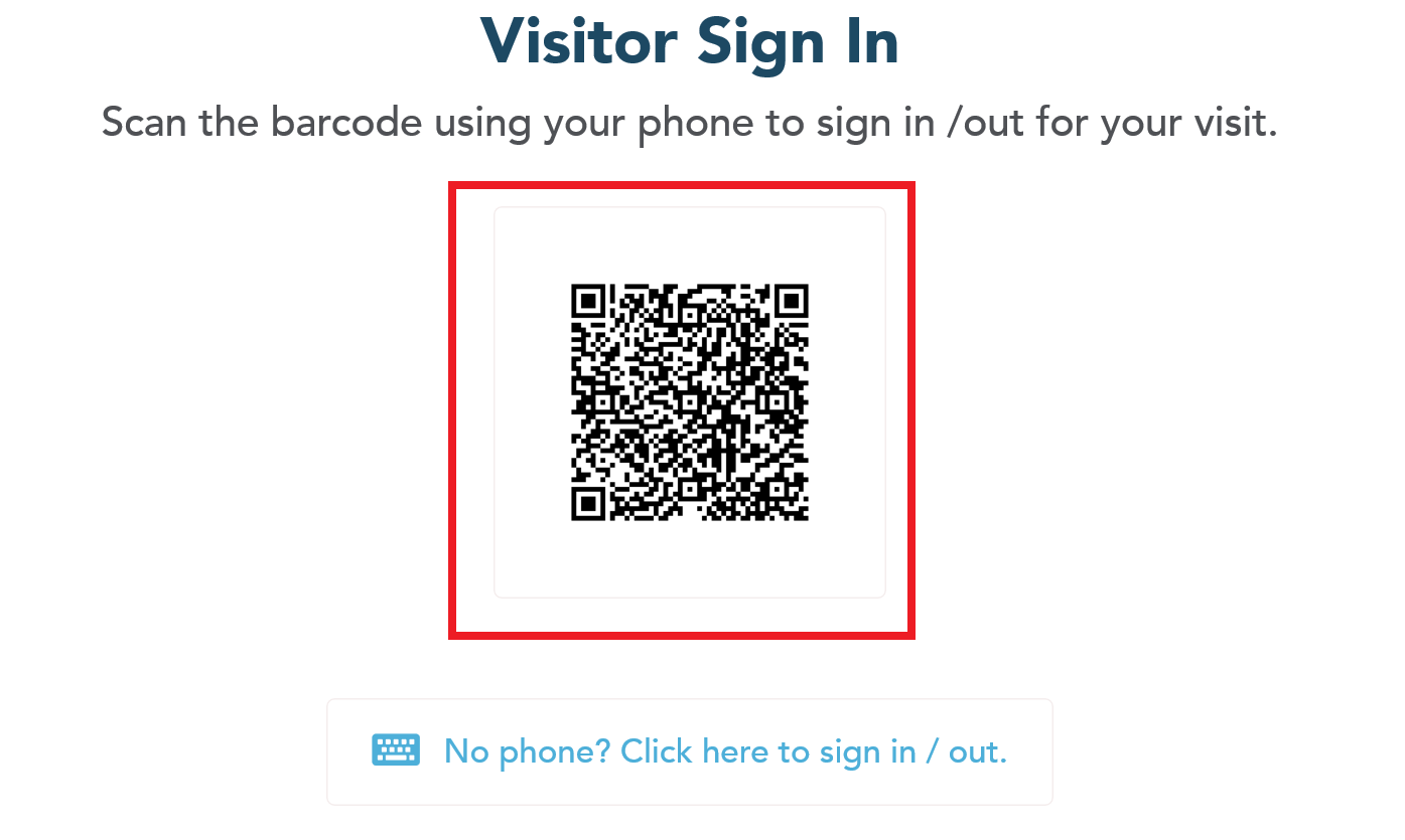 Touchless Sign-In