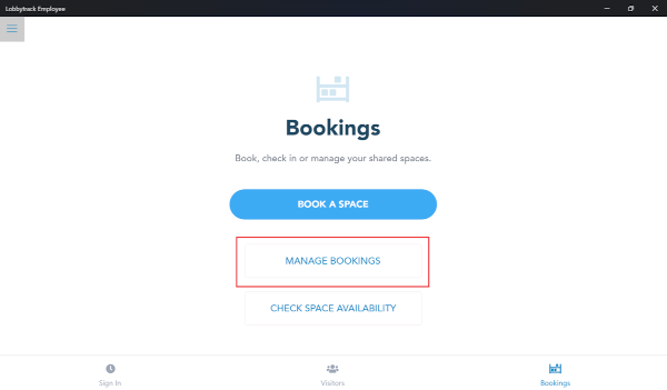 Manage Bookings