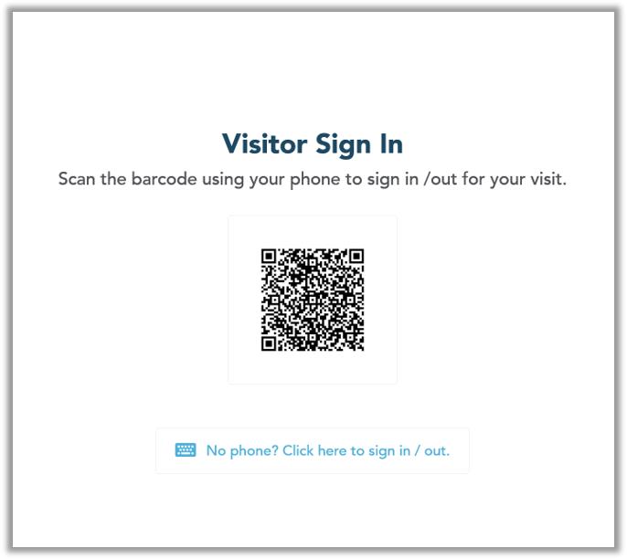 Touchless Sign-in